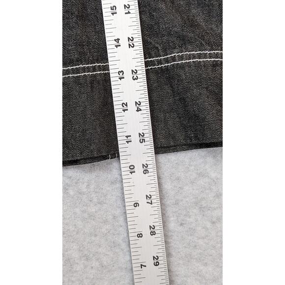 Karl Kani VINTAGE Womens MED Black Denim Cotton Jacket Hip Hop Street Wear USA - Picture 12 of 15